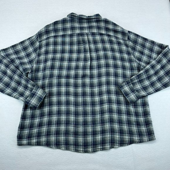 Peter Millar Button Up Shirt 2XL Men's Lightweight Knit Breathable Plaid - Picture 9 of 11